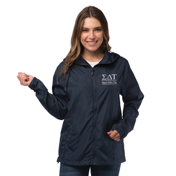 Sigma Delta Tau Lightweight Windbreaker Jacket