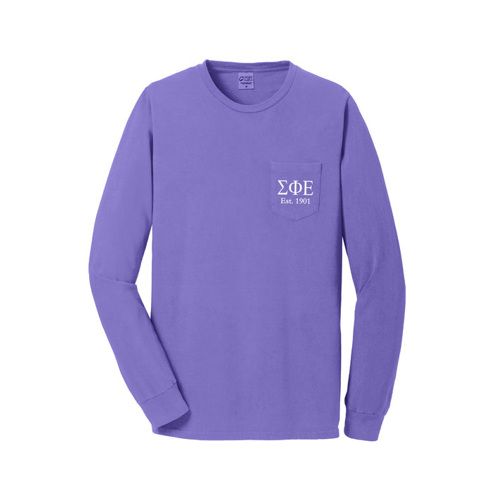 Sigma Phi Epsilon Long Sleeve Pocket Tee