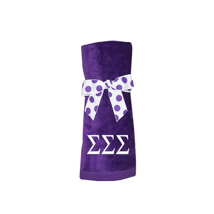 Sigma Sigma Sigma Beach Towel