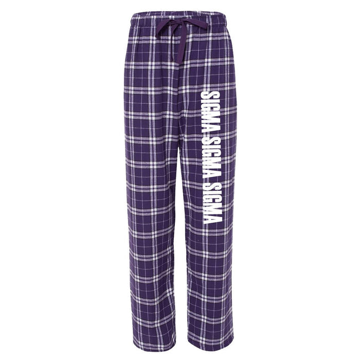 Sigma Sigma Sigma Flannel Pants