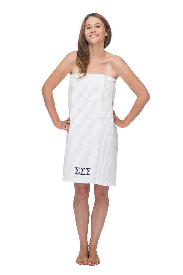 Sigma Sigma Sigma Waffle Spa Wrap