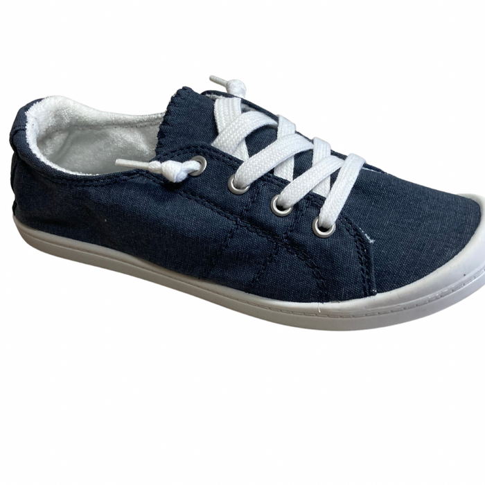 Simple Sneaker in Denim- Final Sale Sneaker Insignia Footwear- Tilden Co.