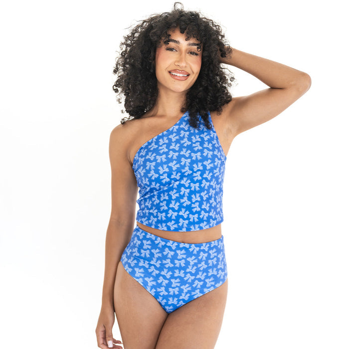 Single Shoulder Tankini Top Swim Top Janela Bay- Tilden Co.