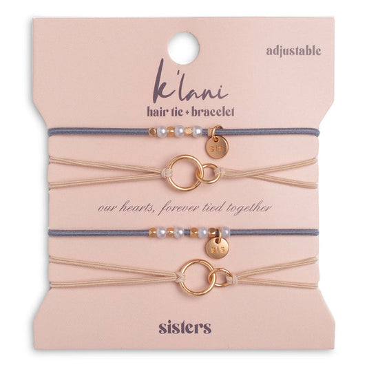 Sisters Hair Tie Bracelets Hair Accessory K'Lani hair tie bracelets- Tilden Co.