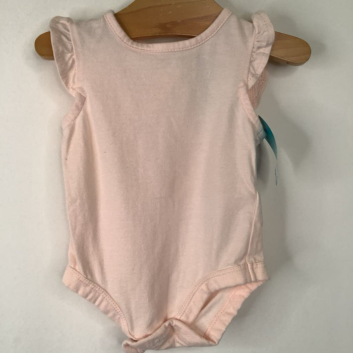 Size 0-3m: Tahari Pink Tank Onesie