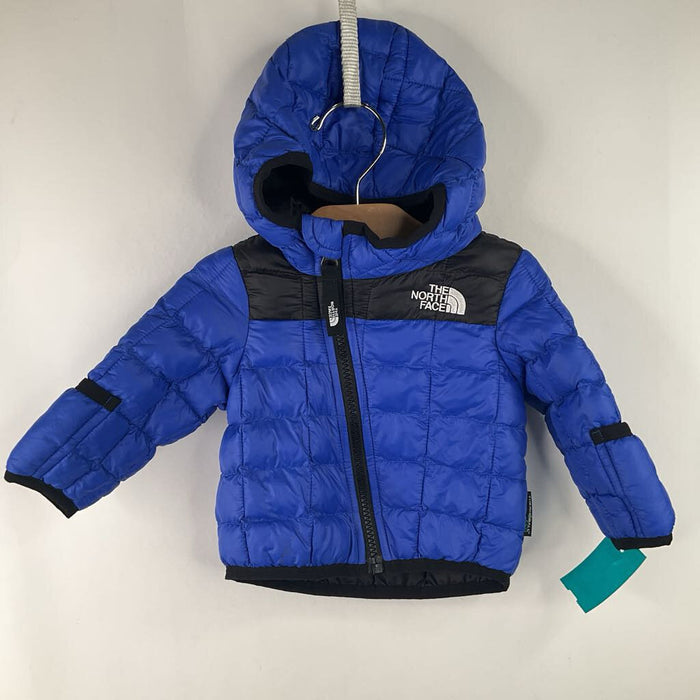 Size 0-3m: The North Face Blue Puffer Zip-Up Hoodie