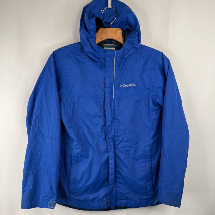 Size 10-12: Columbia Blue Rain Coat