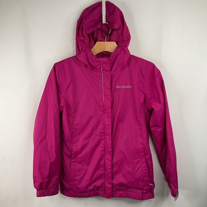 Size 10-12: Columbia Pink Rain Coat