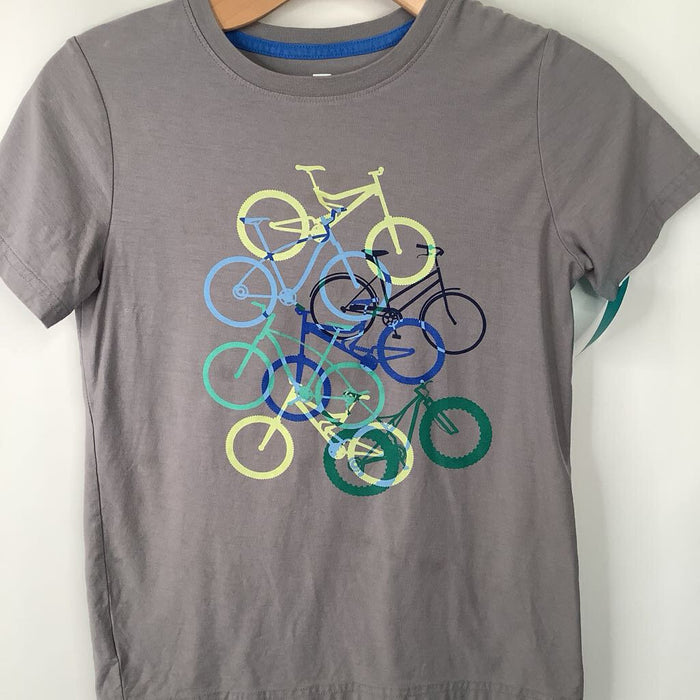 Size 10: Tea Grey Bicycle T-Shirt