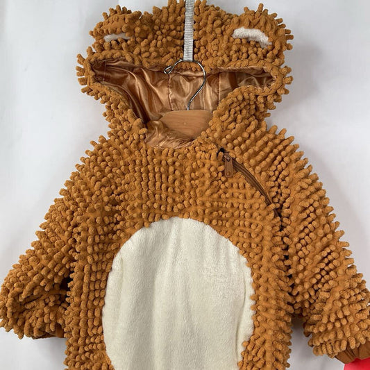 Size 12-24m: Honey Brown Fuzzy Cozy Bear Costume