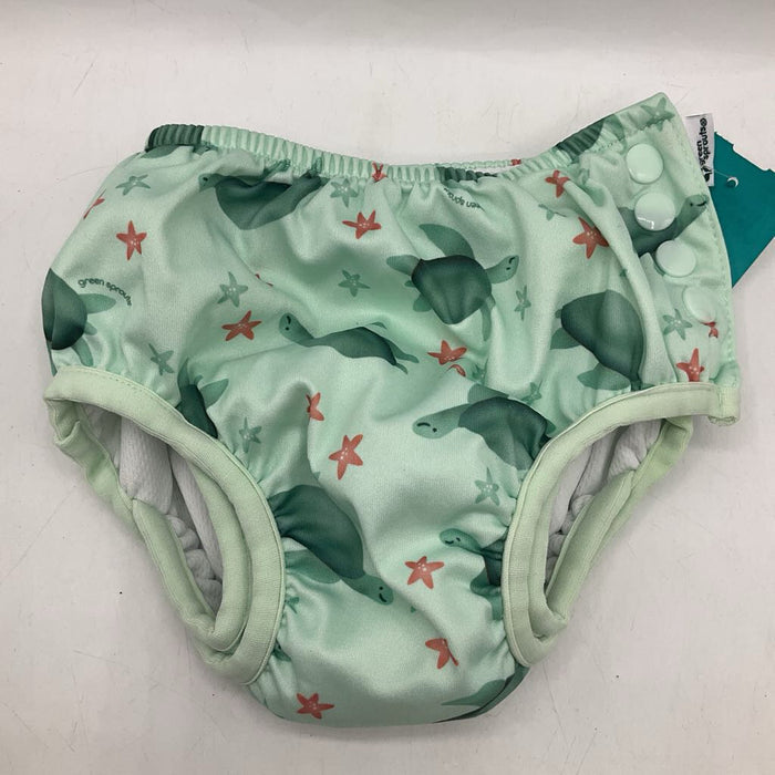 Size 12m: Green Sprouts Green Turtles Swim Diaper