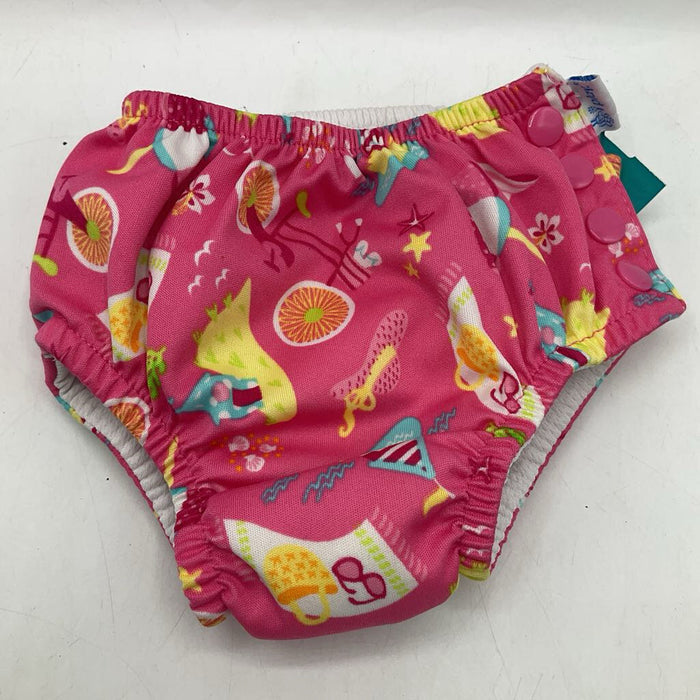 Size 12m: iPlay Pink Bicycle Swim Diaper