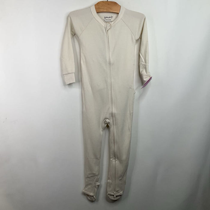 Size 18-24m: Goumi Beige Footed Long Sleeve PJS NEW