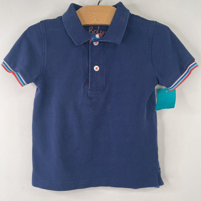 Size 2-3: Boden Blue Collared T-Shirt