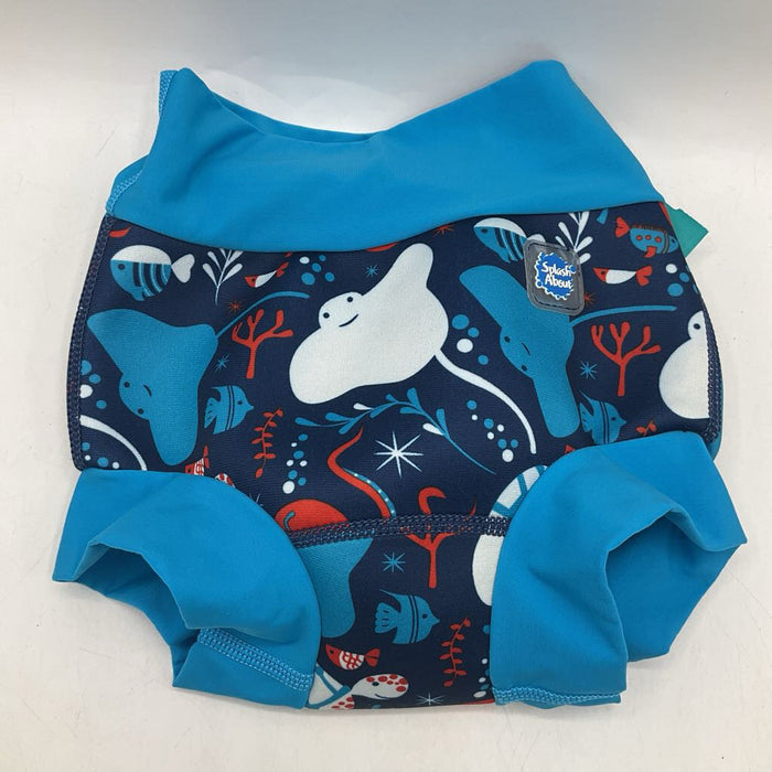Size 2-3: Splash About Blue/White/Orange Ocean Splash Jammer