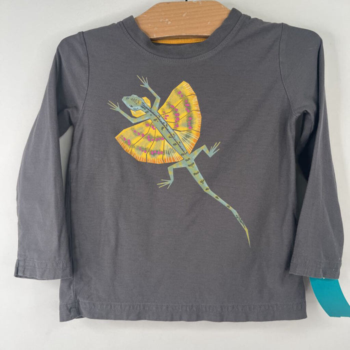 Size 2: Tea Grey Lizard Long Sleeve Shirt