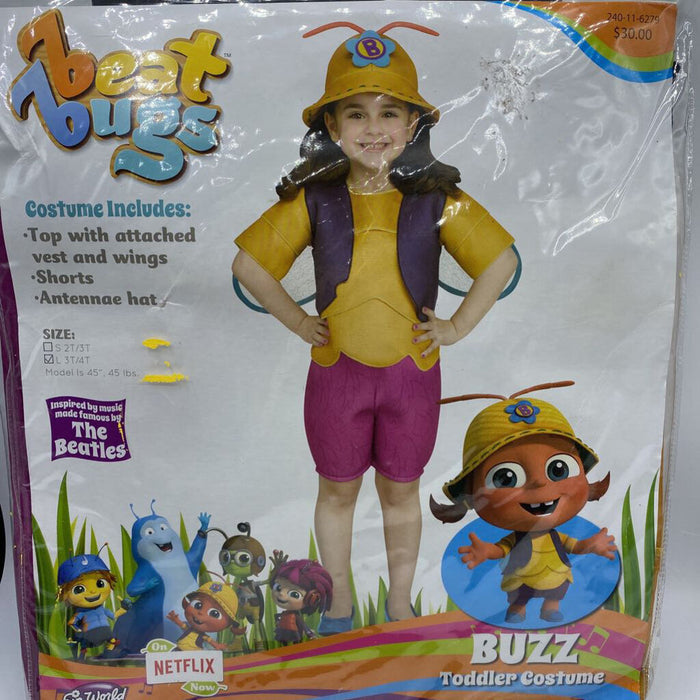Size 3-4: Beat Bugs Buzz Toddler Costume