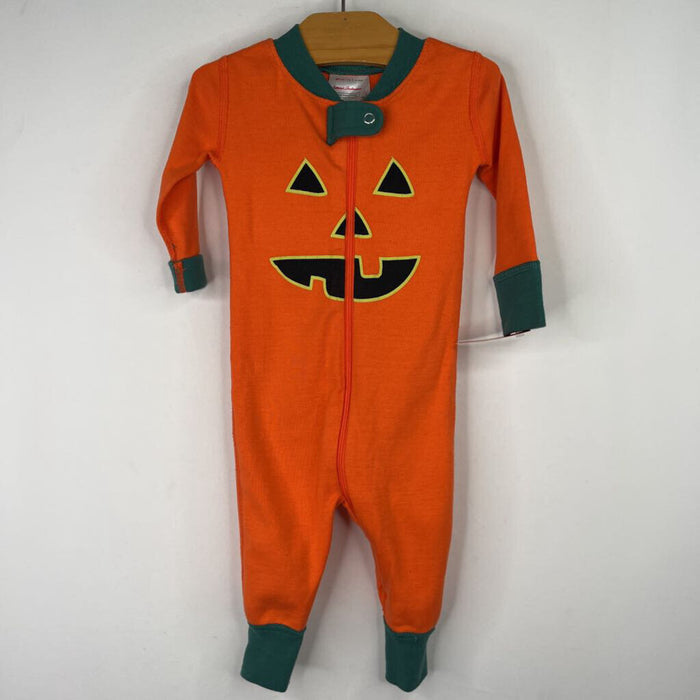 Size 3-6m (60): Hanna Andersson Orange Pumpkin 1pc PJs