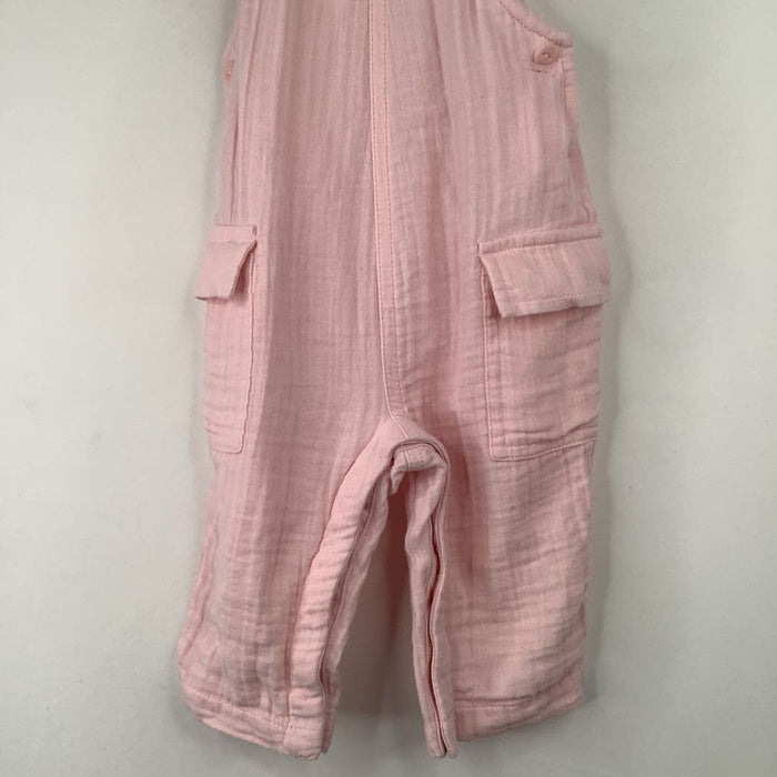 Size 3-6m: Gap Pink Linnen Overalls