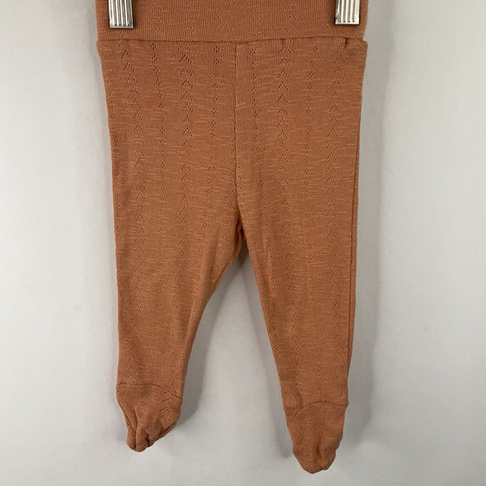 Size 3-6m: Kate Quinn Orange Footy Leggings