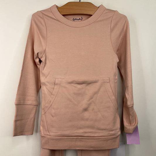 Size 3: Goumi Pink Cozy 2pc PJs -NEW w/Tags
