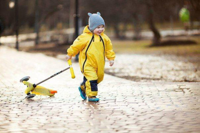 Size 3: Muddy Buddy Tuffo YELLOW Rain Suit NEW