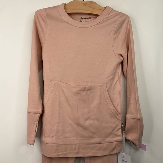 Size 4: Goumi Pink Cozy 2pc PJs -NEW w/Tags