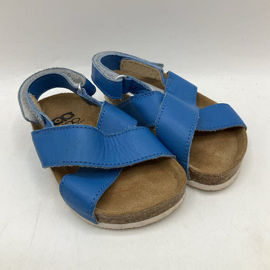 Size 4.5: Hoo Blue Velcro Strap Sandals