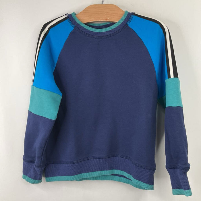 Size 5 (110): Hanna Andersson Blue Two Toned Sweatshirt