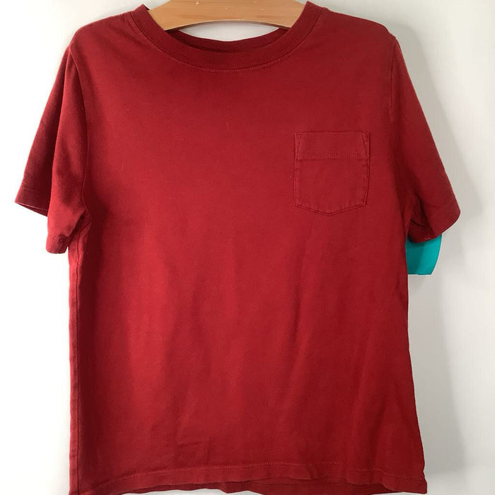 Size 6-7 (120): Hanna Andersson Red T-Shirt