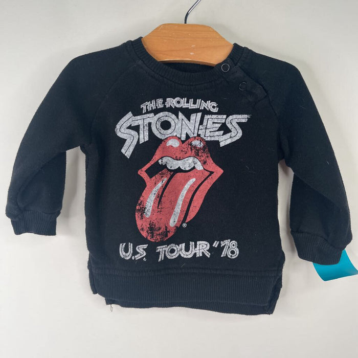 Size 6-9m: Rolling Stones Black Sweatshirt
