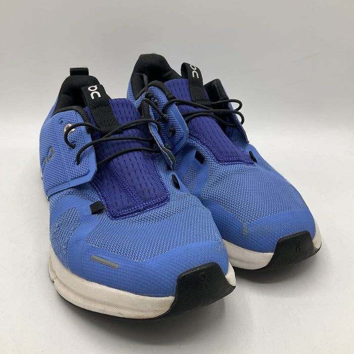 Size 6Y: On Cloud Blue/Navy Lace-Up Sneakers