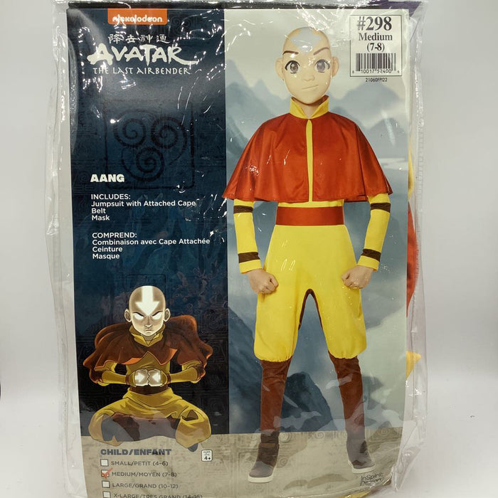 Size 7-8: InSpirit Designs 3pc Avatar The Last Airbender Aang Costume