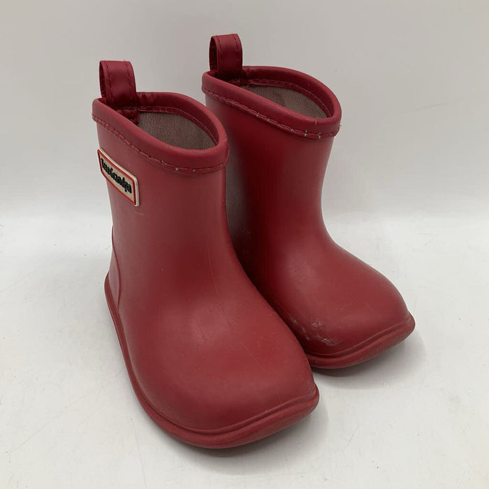 Size 7: Tree Grandpa Red Rain Boots