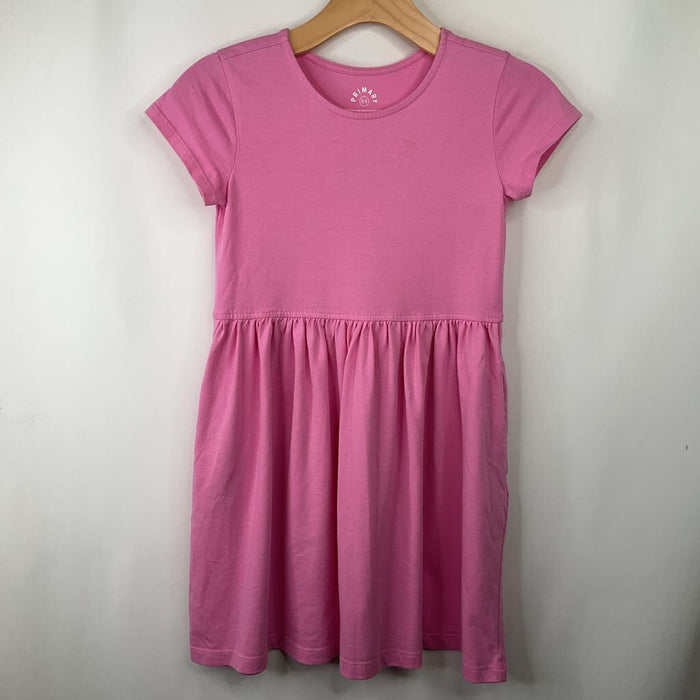 Size 8-9: Primary Pink Short Sleeve Dress