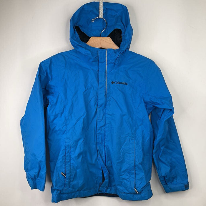 Size 8: Columbia Blue Rain Coat