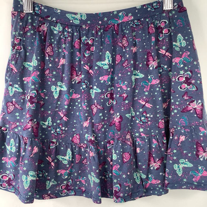 Size 8: Land's End Purple Butterfly Skirt