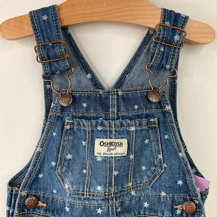 Size 9-12m: Osh Kosh Denim Stars Shortalls