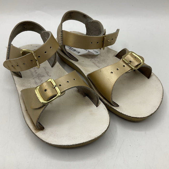 Size 9: Sun-San Gold Sandals