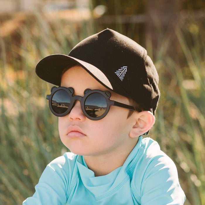 Size M (2-6y): Jan & Jul BEAR Sunglasses - Black