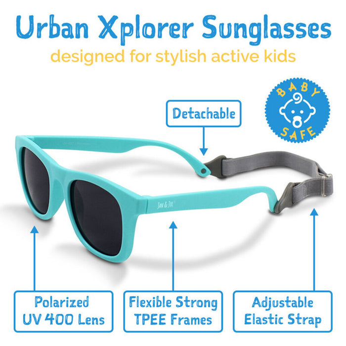 Size M (2-6Years): Jan & Jul Urban Xplorer Sunglasses - Black