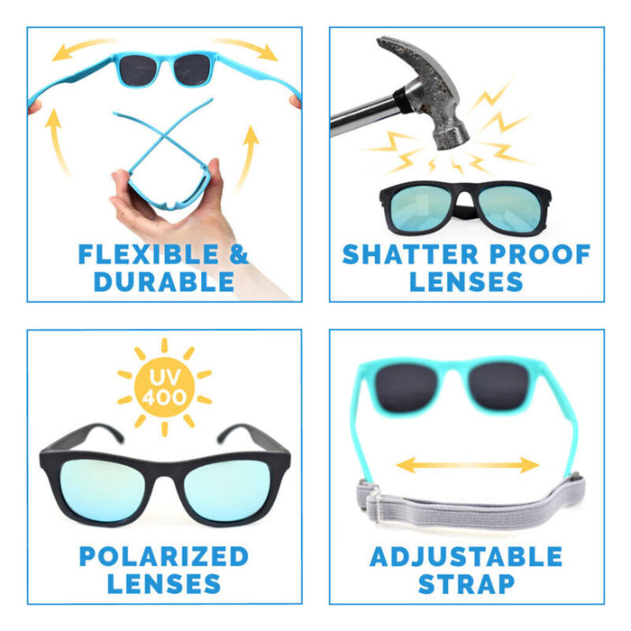 Size M (2-6Years): Jan & Jul Urban Xplorer Sunglasses - Black