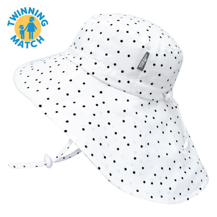 Size M (6-24m): Jan & Jul Cotton Xplorer Hat - DOTS
