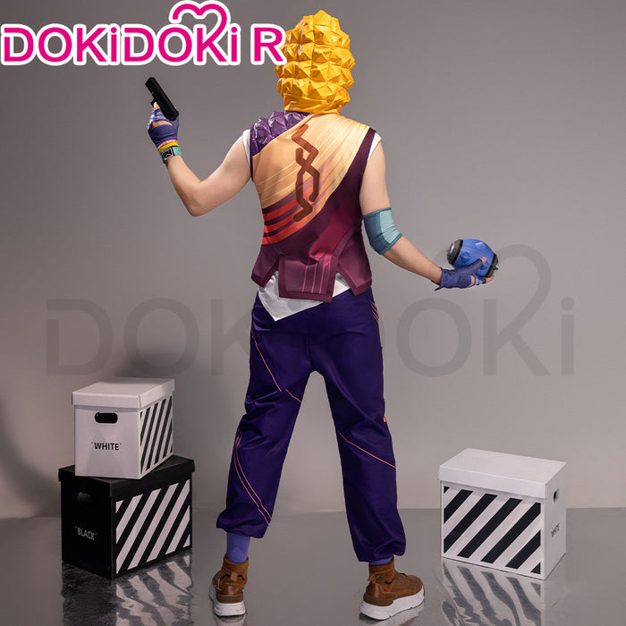 【Size S-2XL】DokiDoki-R Game Valorant Cosplay Miks Costume DJ