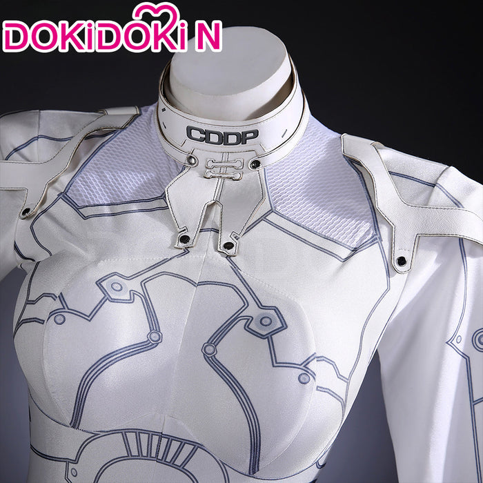【Size S-3XL】DokiDoki-N Game Stellar Blade: Blood Rain Cosplay Evie Costume White Bodysuit