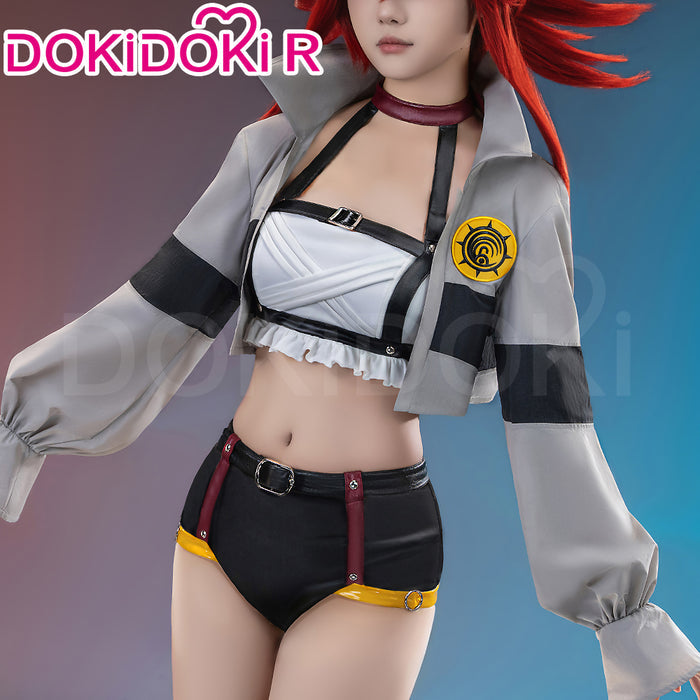 【Size S-3XL】DokiDoki-R Anime GACHIAKUTA Cosplay Riyo Reaper Costume SwimSuit