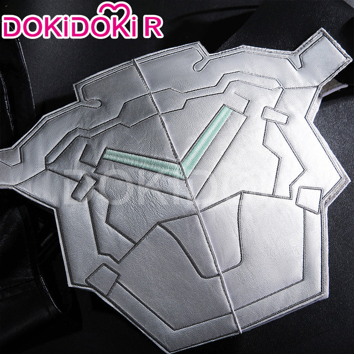 【Size S-3XL】DokiDoki-R Game Cosplay Tiiffa Loockhaart Costume Black White Blackmage Revelation
