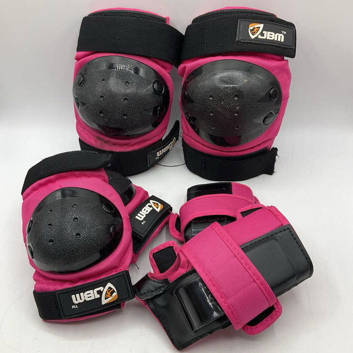 Size S: JBM Pink/Black Elbow/Knee/Wrist pads