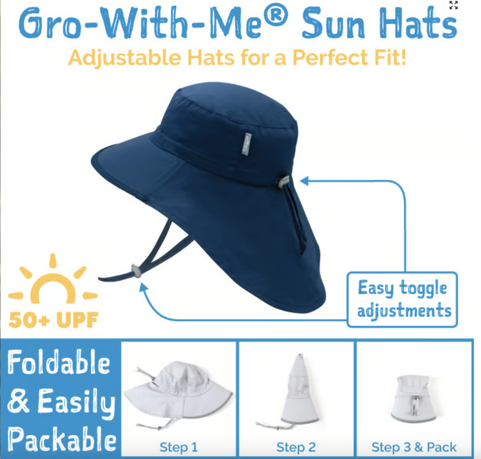 Size XL (5-12): Jan & Jul Cotton Xplorer Hat - BEAR CAMP