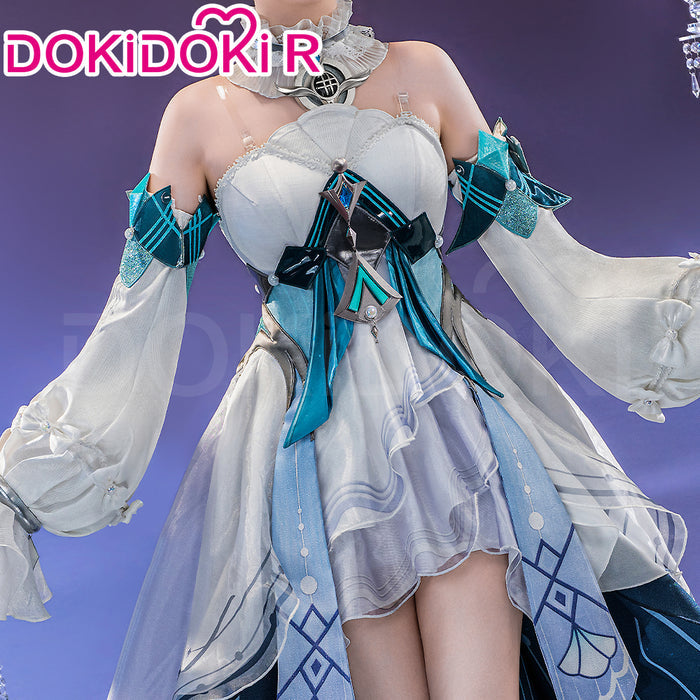 【Size XS-2XL】DokiDoki-R Game Genshin Impact Cosplay Vodyanitsa Costume Snezhnaya